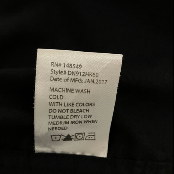 Paperdenim & Cloth Slim Fit Shirt Black White Geometric Short Sleeve Stretch - Picture 7 of 10